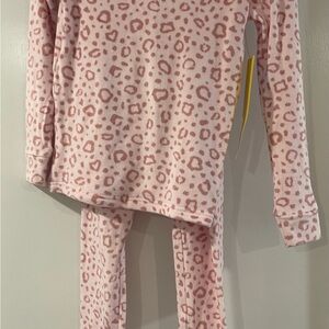 Cat & Jack Light Pink Leopard Pajama Set